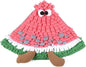 Ferret Cats Snuffle Mat Fleece Foraging Mats Interactive Feeding Toy Small Animal Rabbit Guinea Pig Rat Hamster Anti Slip Treat Dispenser Slow Feeder (Watermelon) - color: Watermelon
