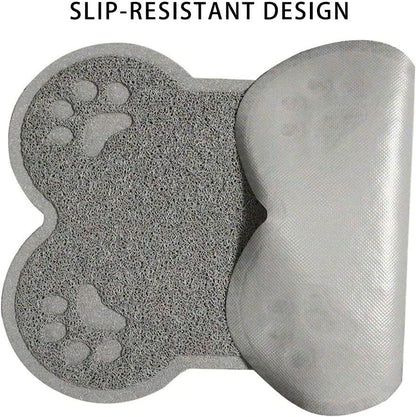 Petlike Pet Feeding Mat for Large Dogs and Cats, Non-Slip and Waterproof Large Dog Bowl Mat for Food and Water, Easy to Clean(Exclude Bowl…