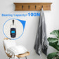 15 Pcs Black Coat Hooks - Wall Hooks for Closet Hanging, Multi-Room Use (Bathroom/Bedroom/Kitchen), Holds Coats/Towels/Scarves/Hats/Keys/Cups, Includes 30 Screws - color: 15pcs hook + Black