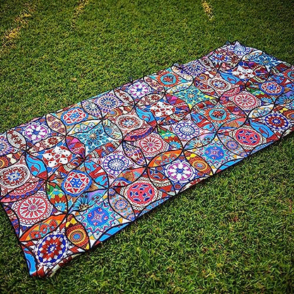 Elite Trend Quick Dry Towel Extra Large 78x35 Inch - Microfiber Beach Towel - Perfect for Beach, Travel, Swimming, Pool, Yoga, Hiking, Camping - Lightweight, Fast Drying, Compact for Adults (Mandala) - color: Mandala, style: Extra Large 78x35"